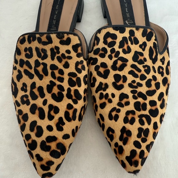 Steven Leopard Print Mules - Picture 3 of 10